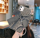 Lattice Bowknot Iron Ring Soft  | IPhone