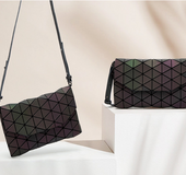 Japanese folding luminous geometric bag