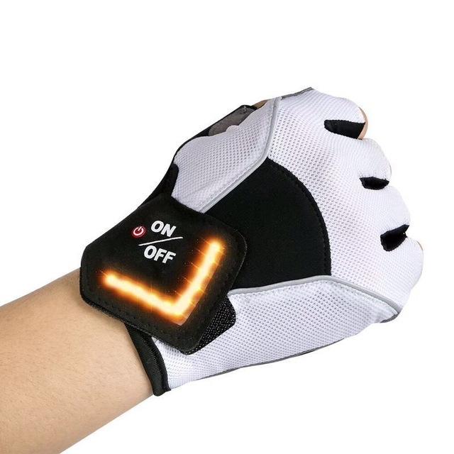 LED Smart Flash Warning Light Gloves