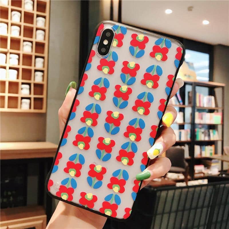 Acrylic borderless avocado cartoon dinosaur  | IPhone