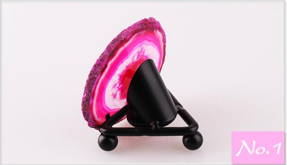 USB Agate Lights Mini Colorful LED Night Lights Creative Gifts Home Crafts