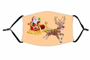 Christmas deer digital printing mask