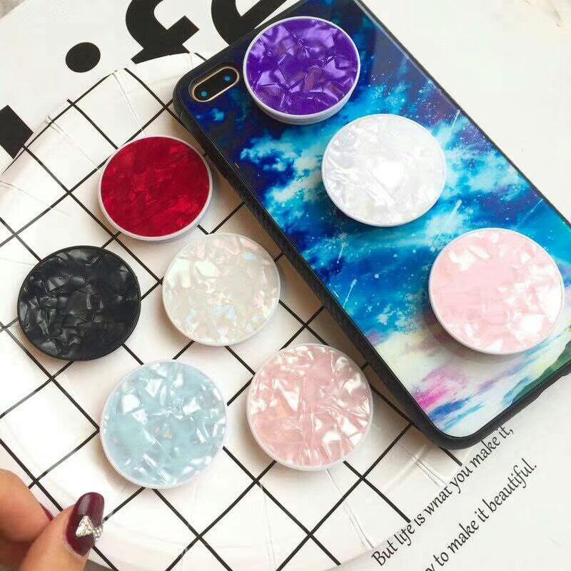 Mobile phone bracket shell pattern cartoon creative universal retractable lazy ring mobile phone shatter-resistant bracket