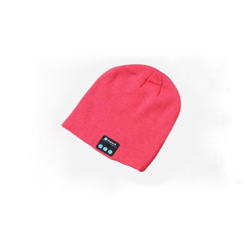 Wireless bluetooth knitted hat calls music stereo