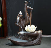 Purple sand back incense burner home indoor aromatherapy furnace
