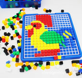 Educational toy nail puzzle