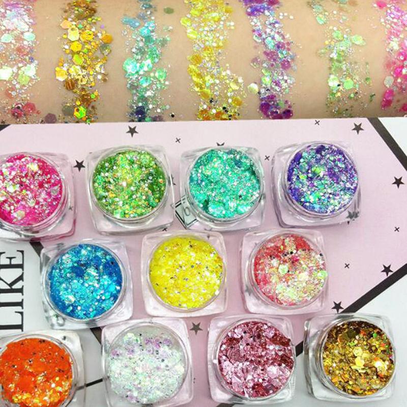 Glitter Face Glow Shimmer Liquid Maquiagem Eye