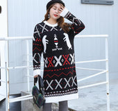 Christmas knitted skirt