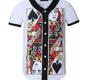 Breasted 3D Shirt Baseball Jersey