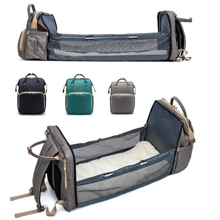 Baby diaper bed bag