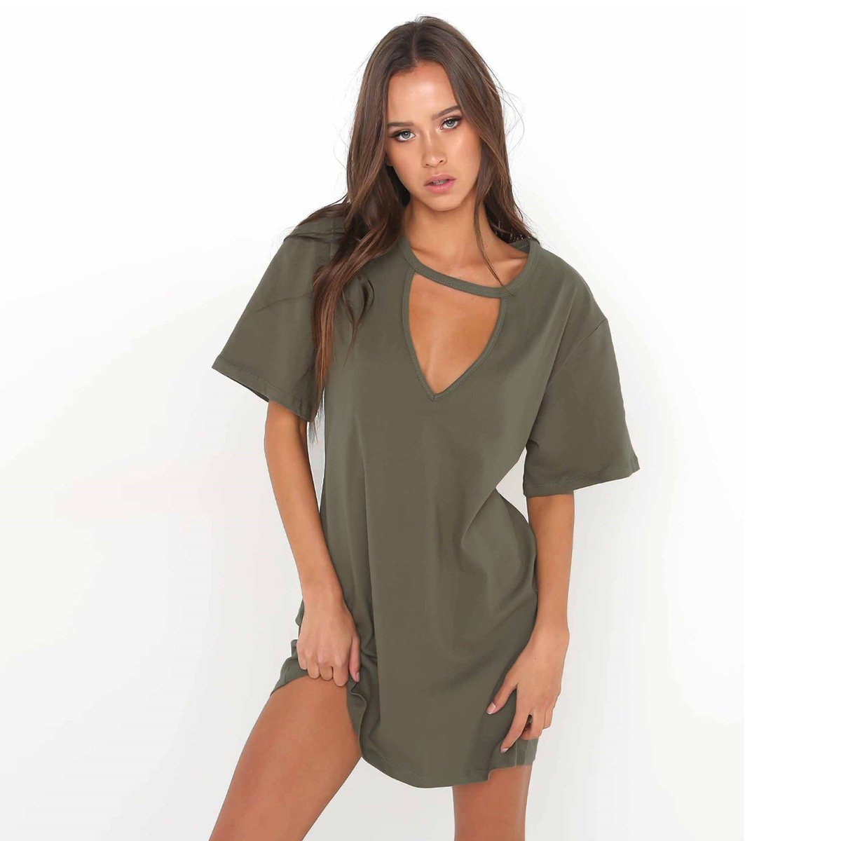 USA SIZE Cotton three-color loose