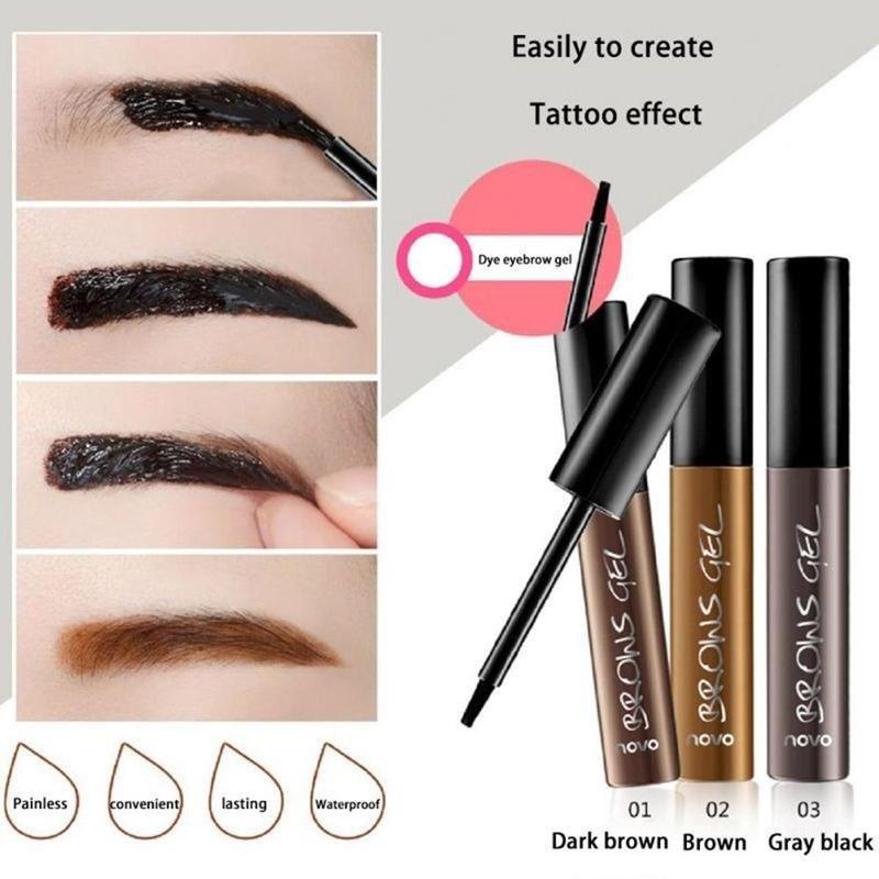 Peel Off Brown Black Eye Brow Tattoo