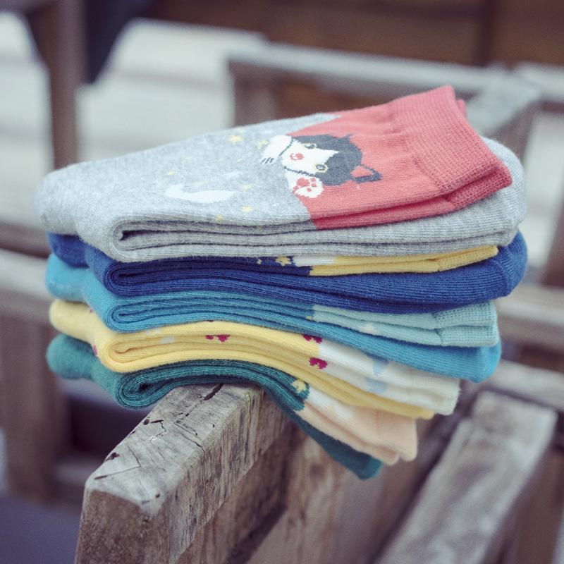Japanese cat female socks
