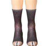 Unisex Adult Animal Paw Crew Socks