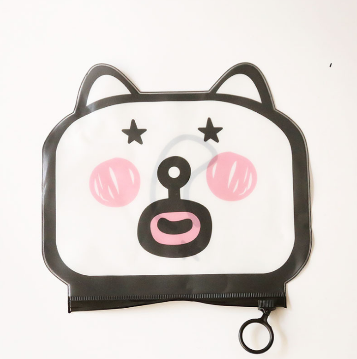 Zipper Handbags Cartoon Cat Wallet