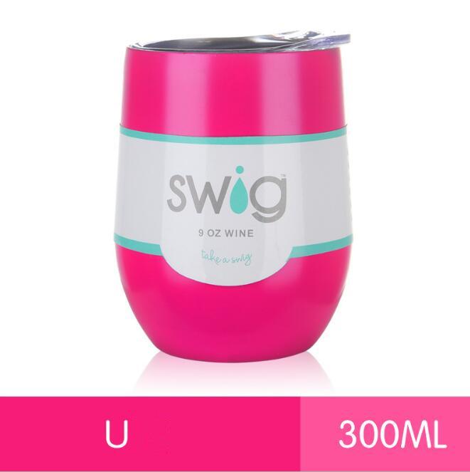 2020 hot drink cups 9 унц. the egg in the form of a 304 stainless steel drink Tumber mug lid wine beer vacuum thermos cup
