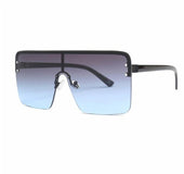 Fashion one-piece lens sunglasses