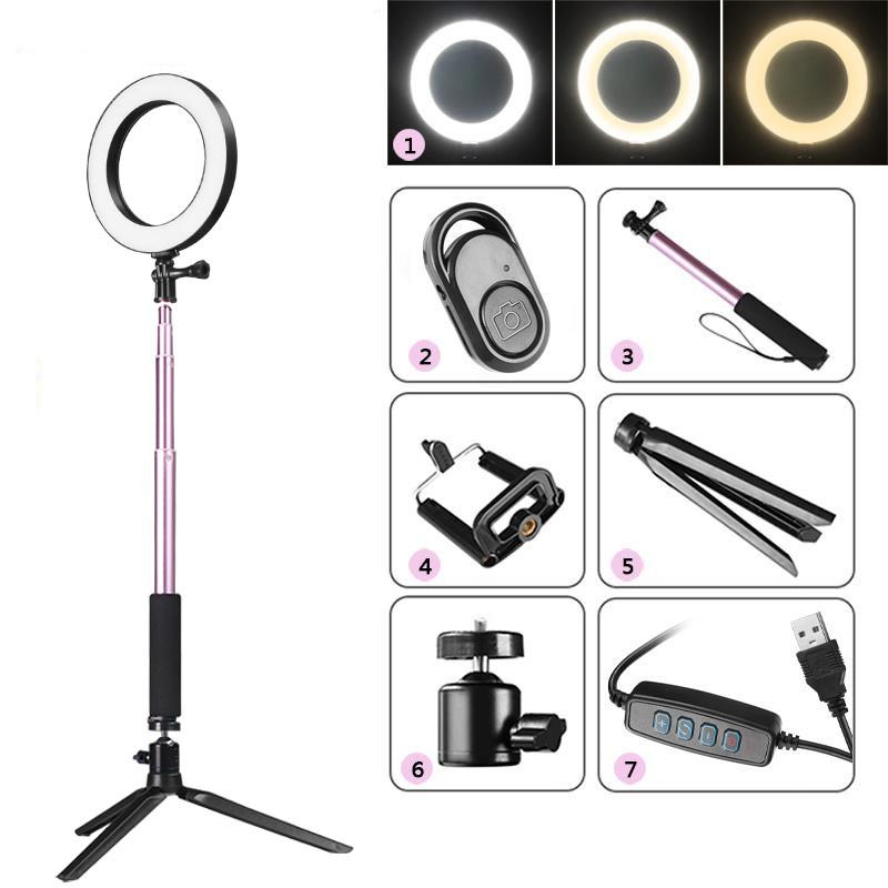 Tripod Fill Light Live Bracket Beauty Light Set Ring Light