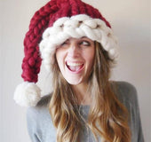 Christmas hat with pompom