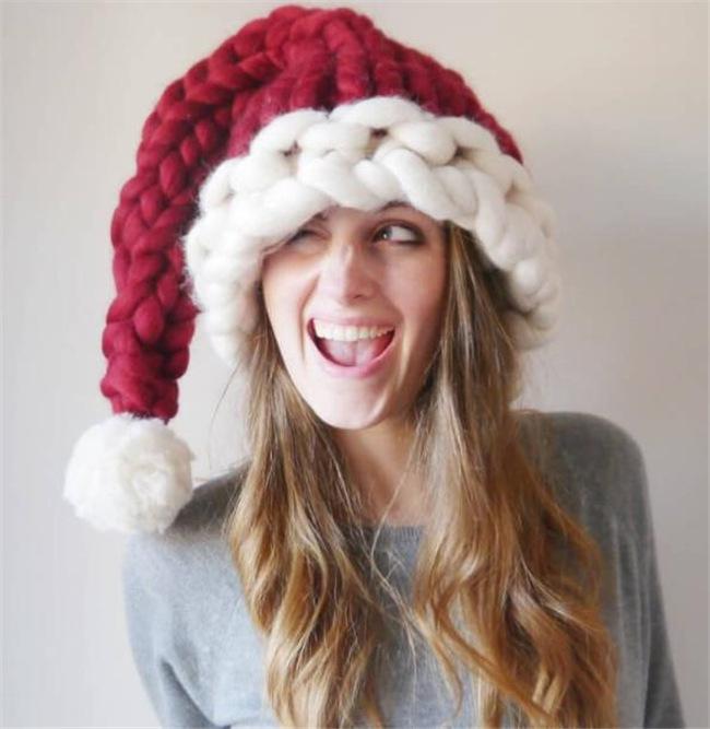 Christmas hat with pompom