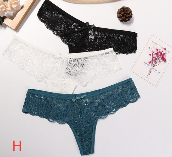 Woman lace thong