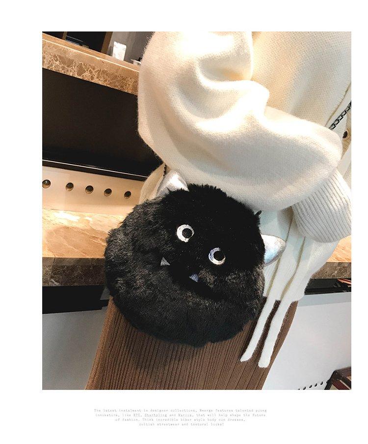 Plush handbags fur shoulder bag