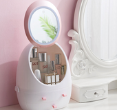 Espejo de maquillaje LED