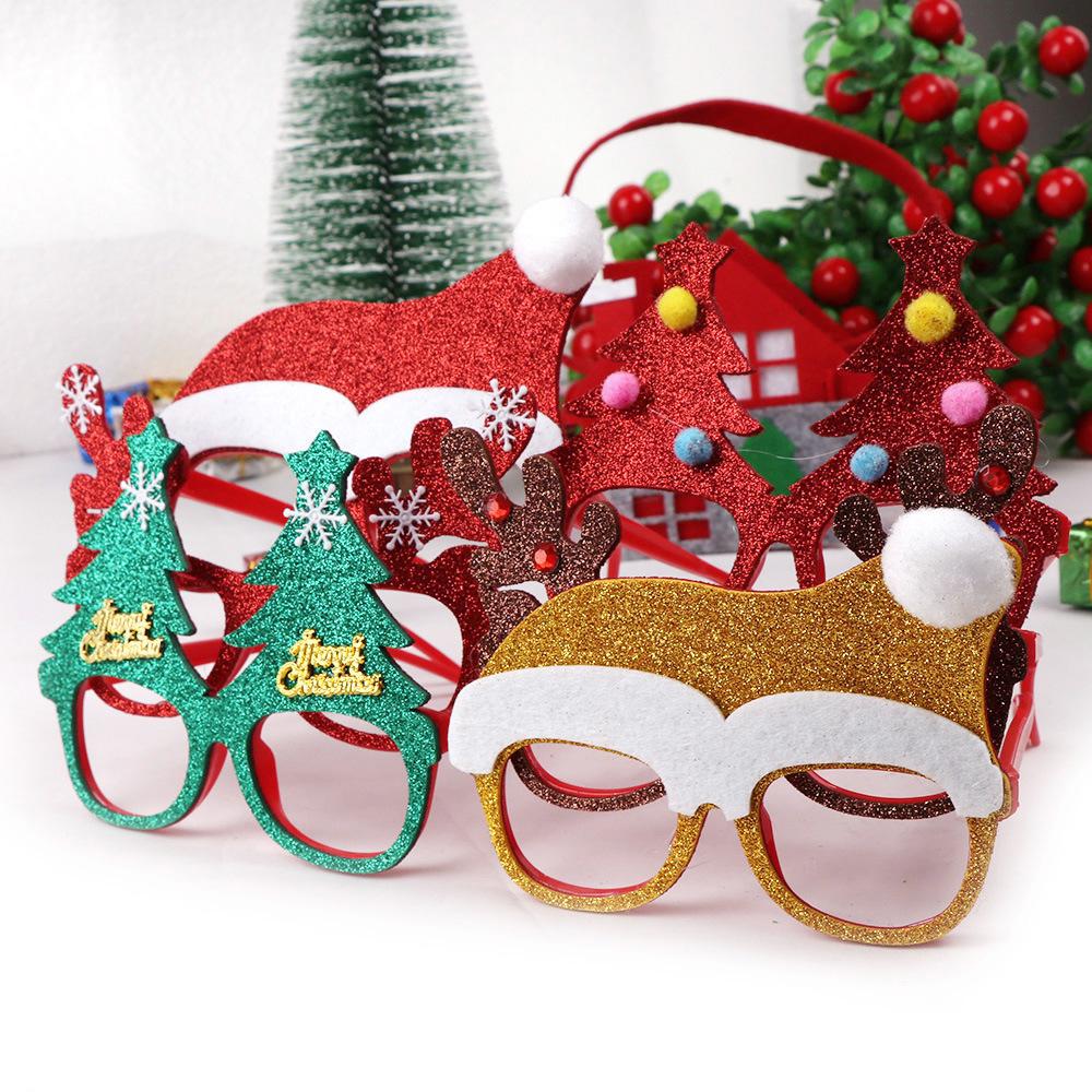 Christmas decoration glasses