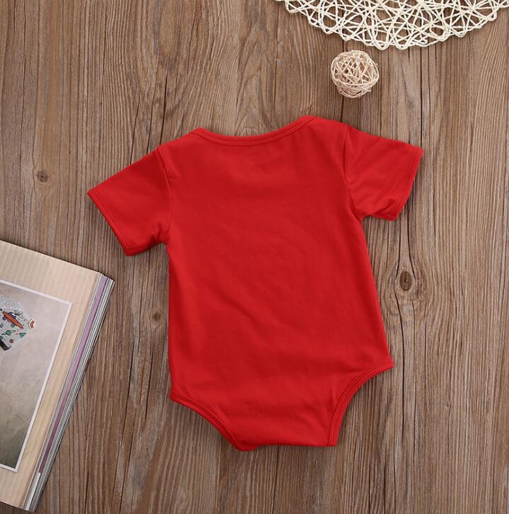 MUQGEW 2PCS Christmas Clothing Set 2PCs Baby Cartoon Snowman Letter Print Romper+Hat Set Outfit conjunto infantil kids clothes