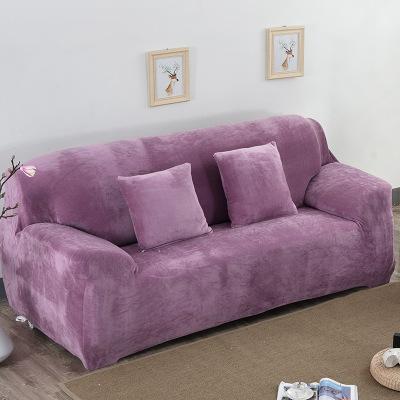 Plush sofa cushion sofa cover sofa cover