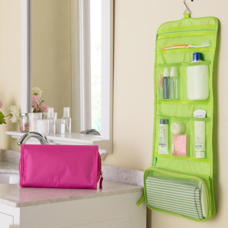 Hangable travel wash bag Large-capacity travel cosmetic bag Travel portable storage bag