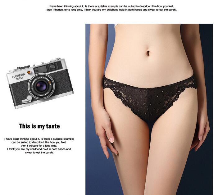 Transparent temptation briefs low waist