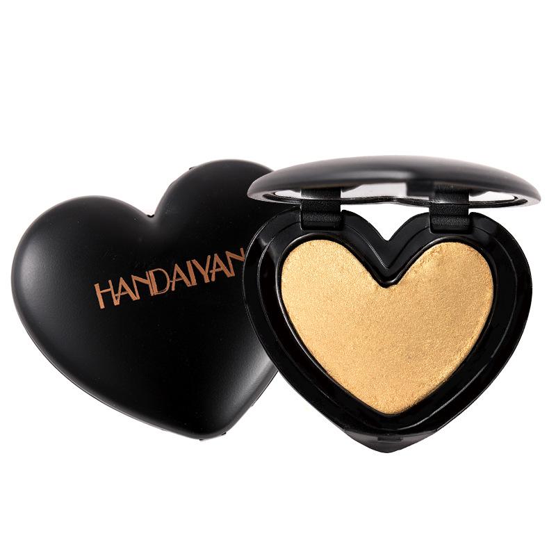Gold Highlighter Palette Cosmetic Glow Makeup
