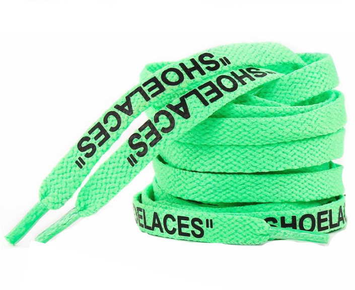 3 pairs of letter laces