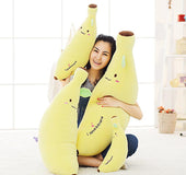 Cute banana pillow long pillow large fruit soft doll holding sleeping doll puppet