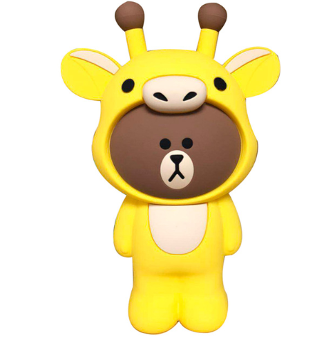 Cartoon creative silicone pencil case koala bear stereo stationery box cute student office supplies