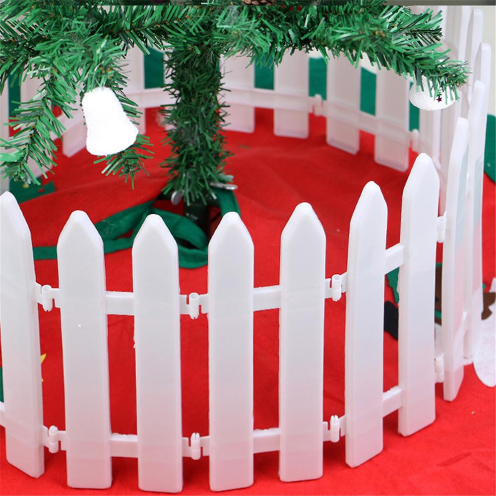 Christmas plastic fence