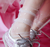 Star socks thin transparent socks