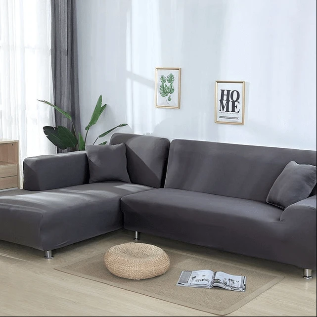 Solid Color Sofa Stretch Sofa Cover
