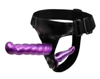 Female wear penis double head solid penis lesbian les sex toys