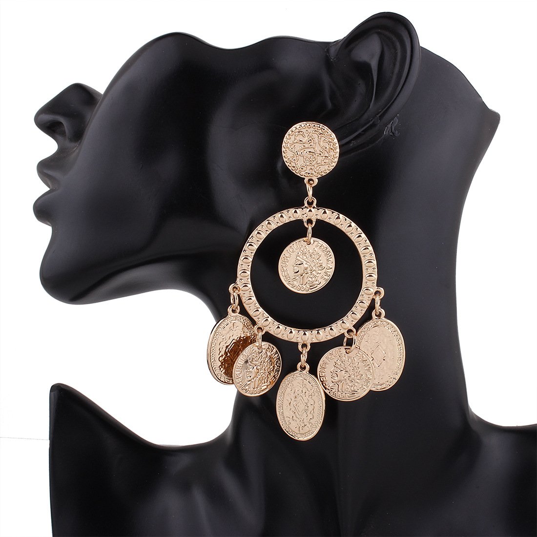 Bohemian exaggerated earrings