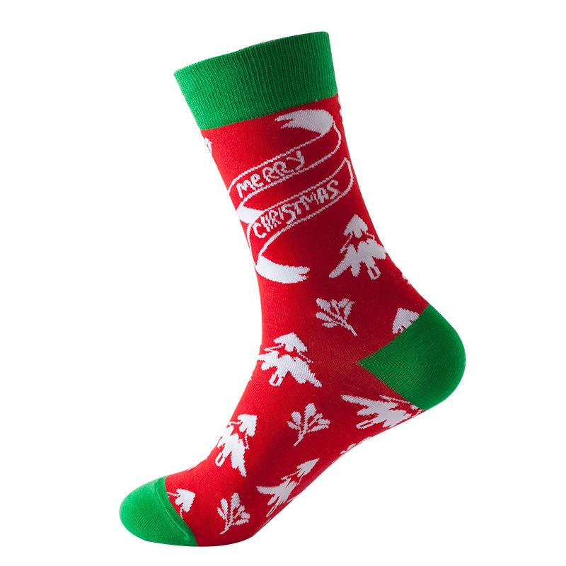 Christmas stocking man funny new year santa claus