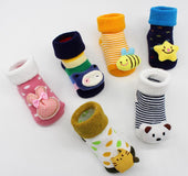 Stitching doll socks baby baby floor socks