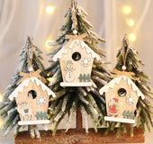 Christmas wooden pendant