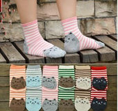 Korean cartoon socks ladies