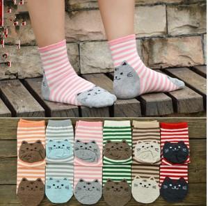 Korean cartoon socks ladies