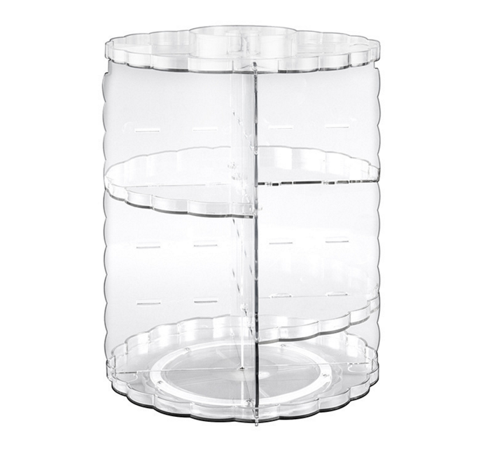 Cosmetic storage shelf makeup storage box