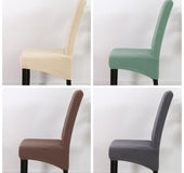Large slanting knit padded chair cover