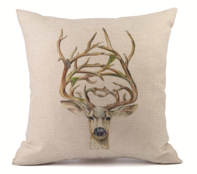 Customized pillowcase car sofa pillowcase lumbar pillow linen pillow sofa cushion