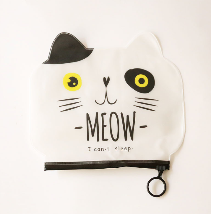 Zipper Handbags Cartoon Cat Wallet